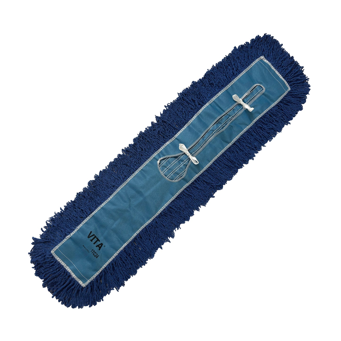 Dust Mop Complete Kit - Twisted Closed-Loop Industrial Grade - Launderable