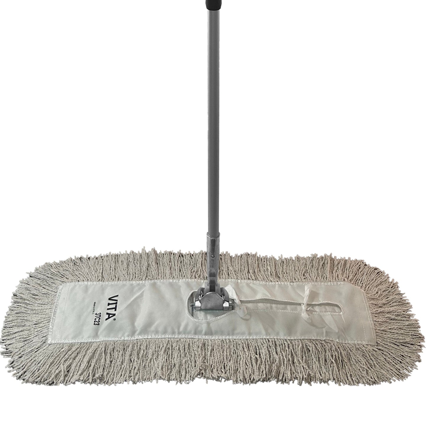 Dust Mop Complete Kit - Twisted Closed-Loop Industrial Grade - Launderable