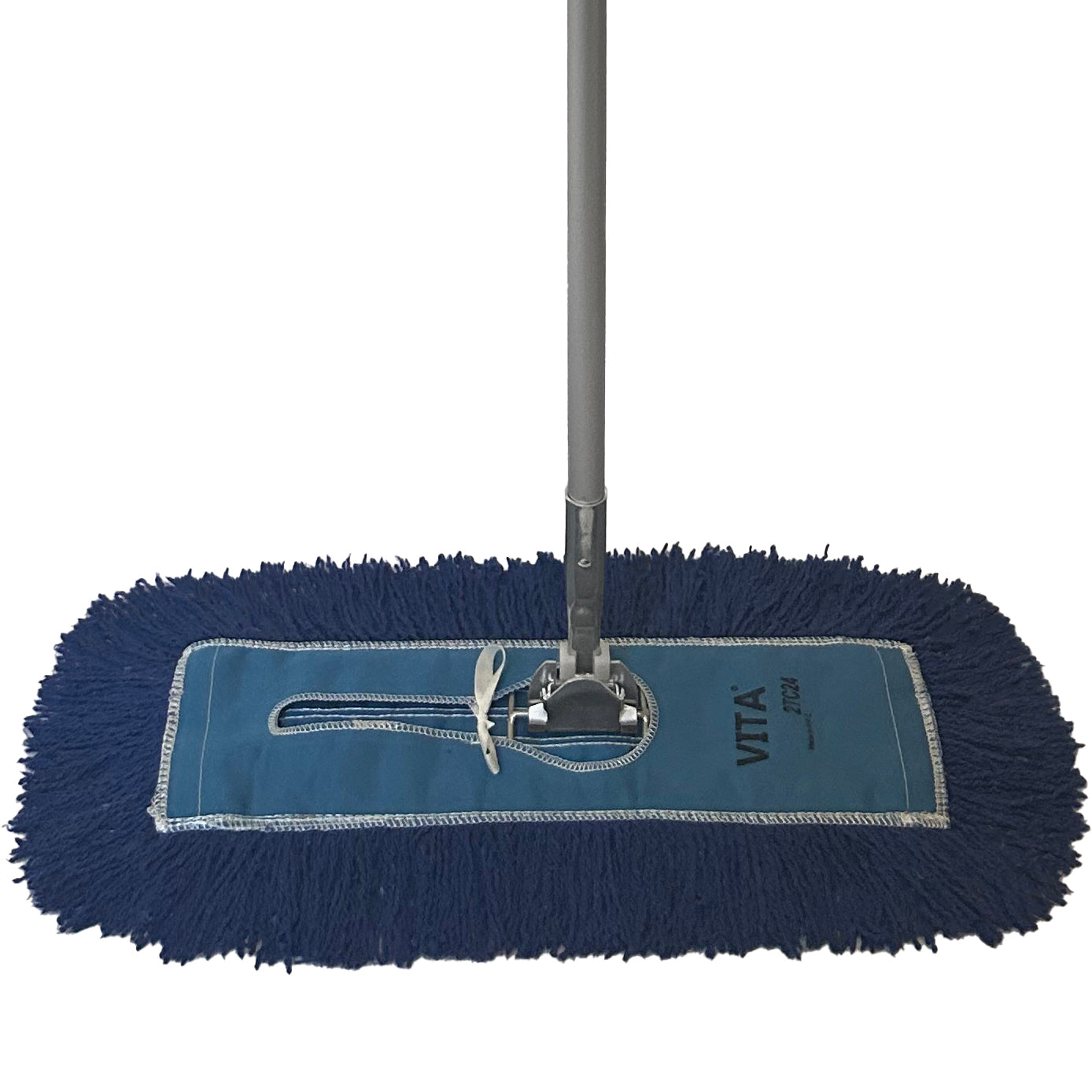 Dust Mop Complete Kit - Twisted Closed-Loop Industrial Grade - Launderable