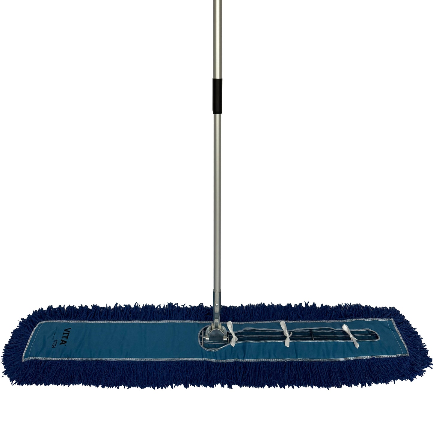 Dust Mop Complete Kit - Twisted Closed-Loop Industrial Grade - Launderable