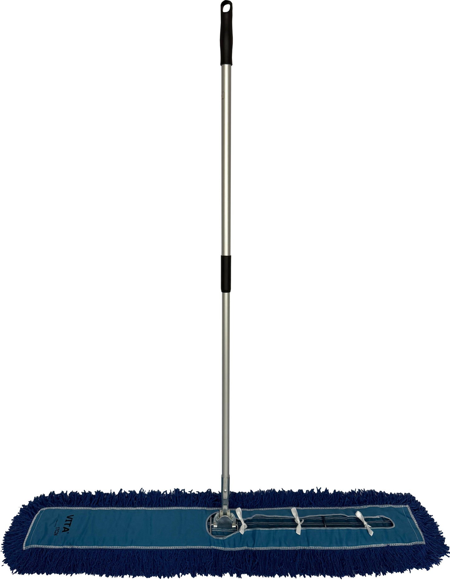 Dust Mop Complete Kit - Twisted Closed-Loop Industrial Grade - Launderable