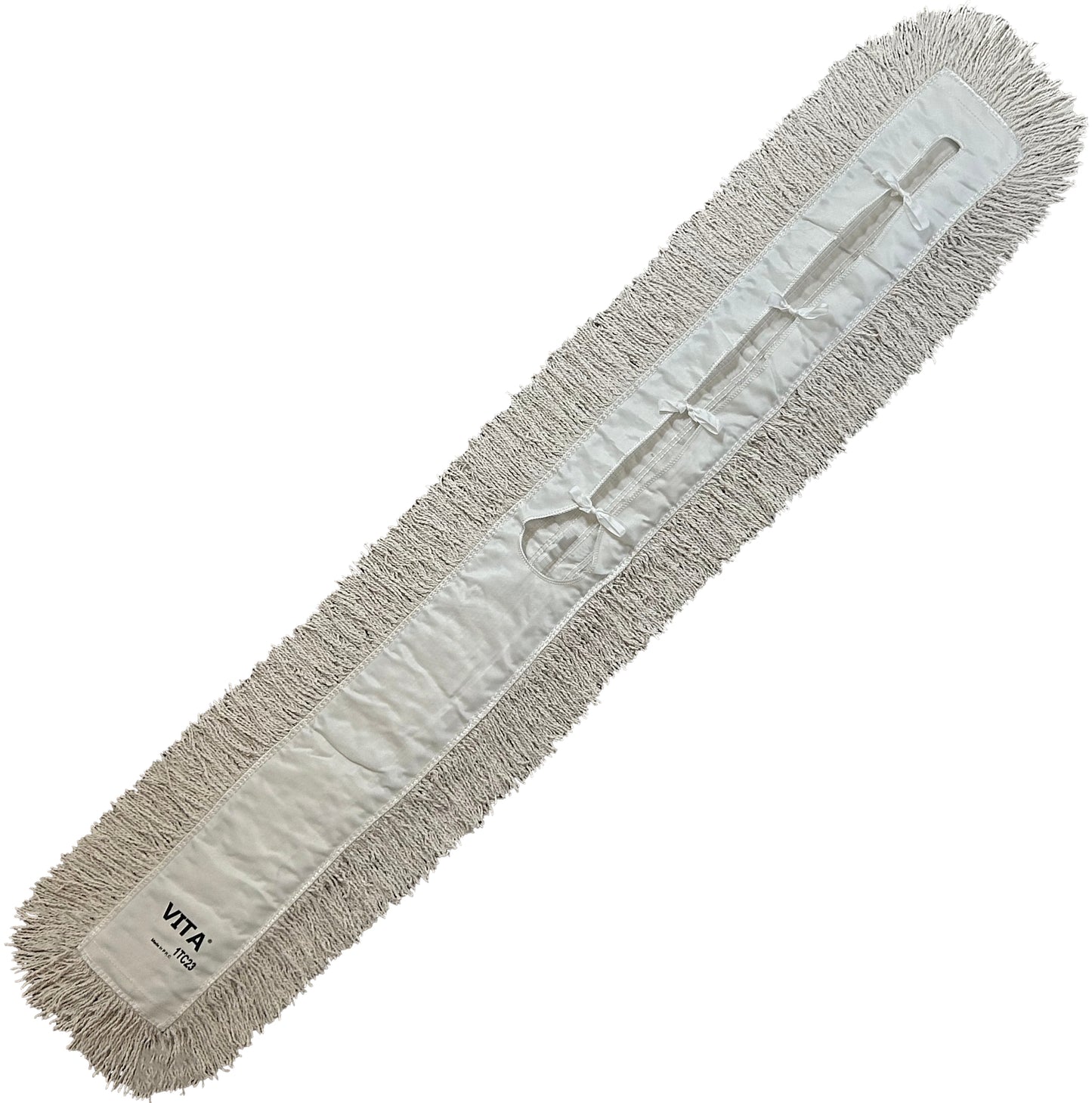 Dust Mop Complete Kit - Twisted Closed-Loop Industrial Grade - Launderable