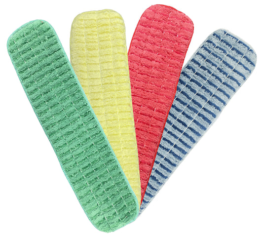 Cut-Pile Scrubber Microfiber Hook and Loop Mopping Pad