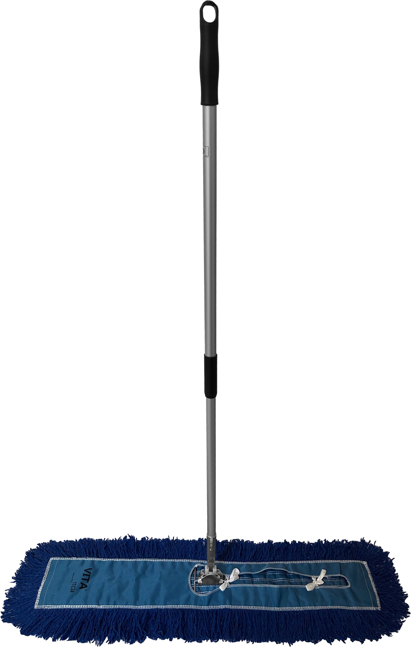 Dust Mop Complete Kit - Twisted Closed-Loop Industrial Grade - Launderable