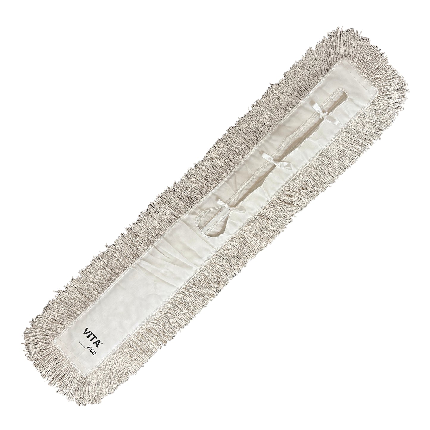 Dust Mop Complete Kit - Twisted Closed-Loop Industrial Grade - Launderable