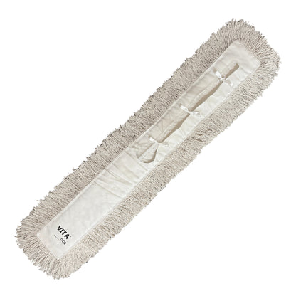 Dust Mop Complete Kit - Twisted Closed-Loop Industrial Grade - Launderable