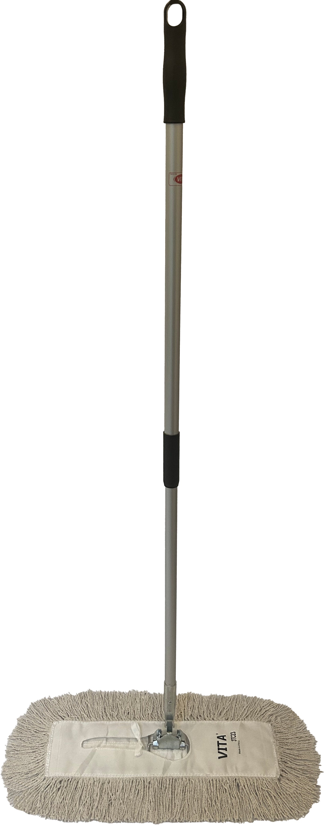 Dust Mop Complete Kit - Twisted Closed-Loop Industrial Grade - Launderable