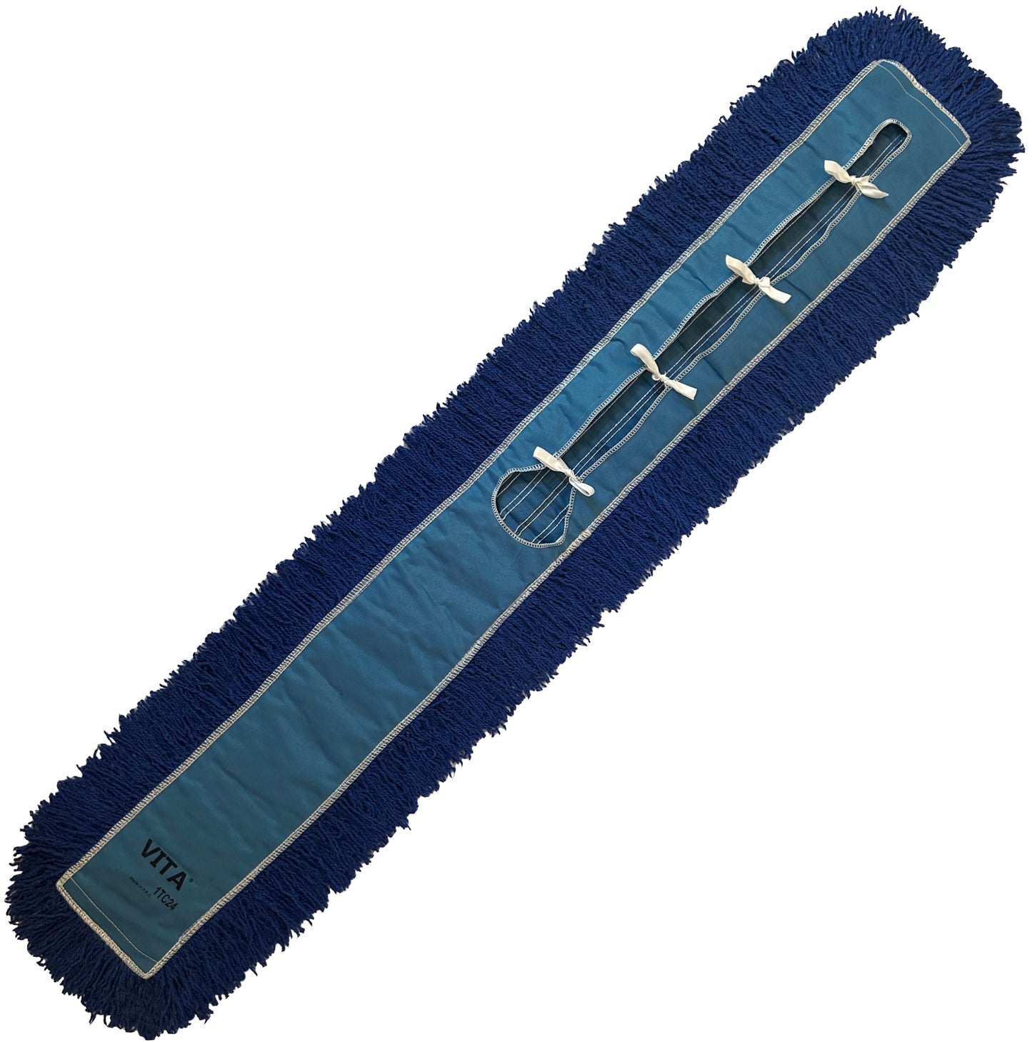 Dust Mop Complete Kit - Twisted Closed-Loop Industrial Grade - Launderable