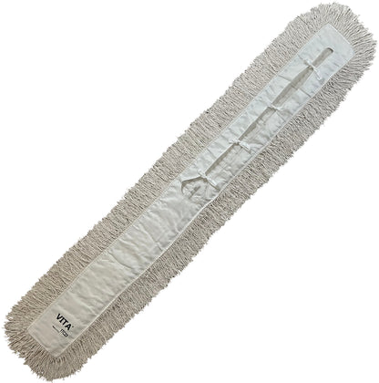 Dust Mop Complete Kit - Twisted Closed-Loop Industrial Grade - Launderable