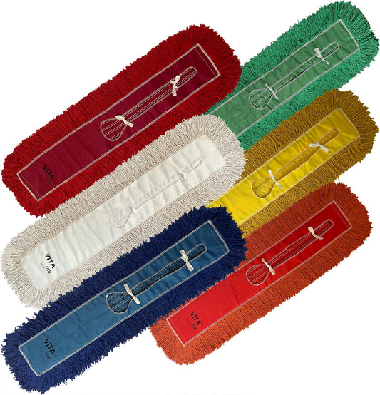 Dust Mops - Twisted Closed-Loop - Industrial Grade - Launderable