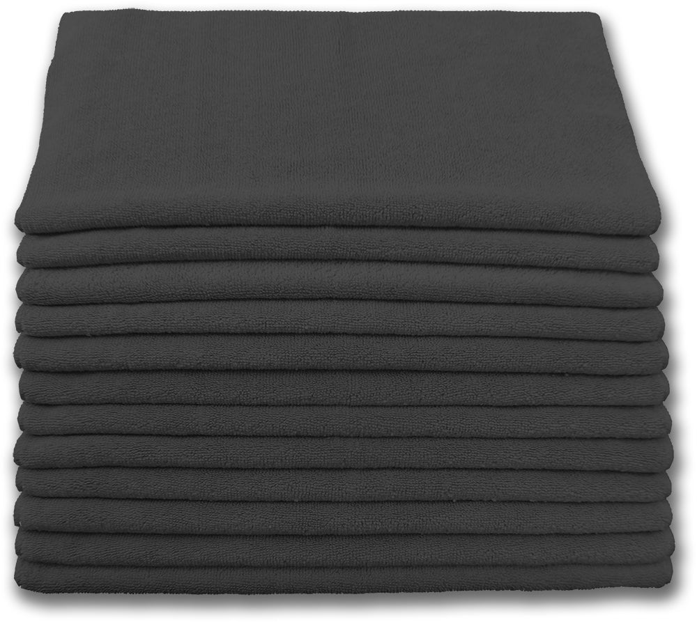 Microfiber Cleaning Cloths - Terry 16" X 16" - Professional Quality 300gsm