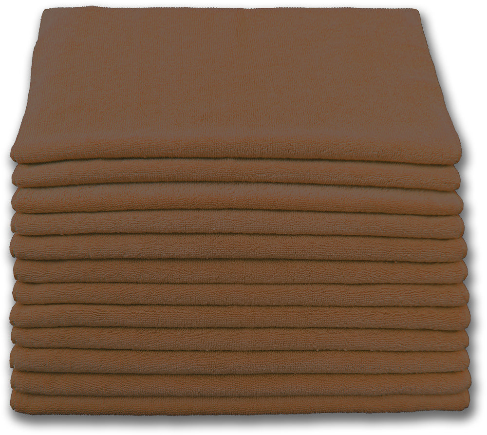 Microfiber Cleaning Cloths - Terry 16" X 16" - Professional Quality 300gsm