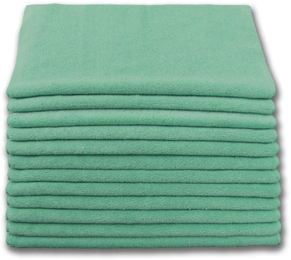 Microfiber Cleaning Cloths - Terry 16" x 16" Performance Quality 400gsm