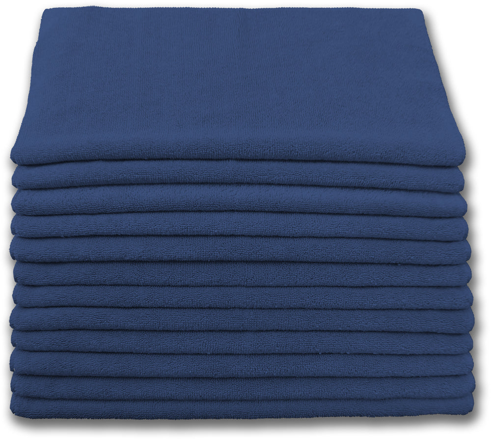 Microfiber Cleaning Cloths - Terry 16" X 16" - Professional Quality 300gsm