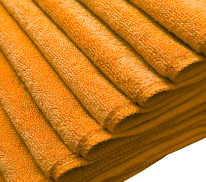 Microfiber Cleaning Cloths - Terry 16" X 16" - Professional Quality 300gsm