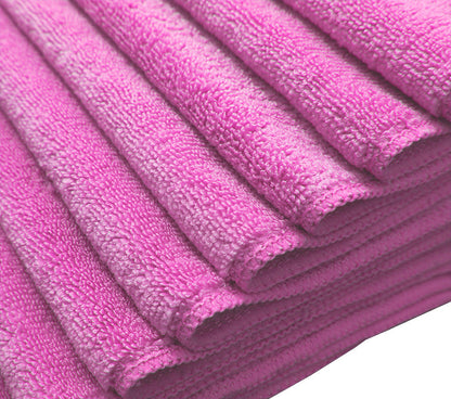 Microfiber Cleaning Cloths - Terry 16" X 16" - Professional Quality 300gsm