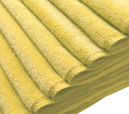 Microfiber Cleaning Cloths - Terry 16" X 16" - Professional Quality 300gsm
